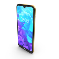 Huawei Y5 2019 Amber Brown PNG & PSD Images