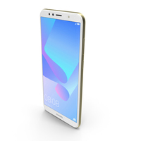 Huawei Y6 2018 Gold PNG & PSD Images