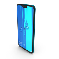 Huawei Y9 2019 Blue Swarovski PNG & PSD Images