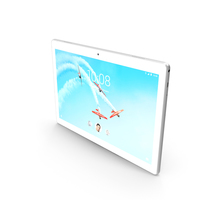 Lenovo Tab M10 White PNG & PSD Images