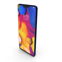 LG V40 ThinQ Morrocan Blue PNG & PSD Images