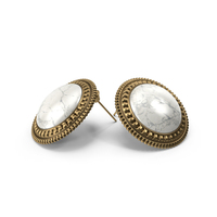 Earrings with Marble PNG & PSD Images