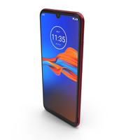 Motorola Moto E6 Plus Dark Red PNG & PSD Images