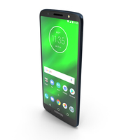 Motorola Moto G6 Plus Indigo Blue PNG & PSD Images