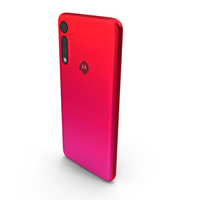 Motorola Moto G8 Play Red PNG & PSD Images