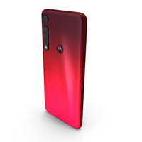 Motorola Moto G8 Plus Red PNG & PSD Images