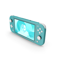 Nintendo Switch Lite Turquoise PNG & PSD Images