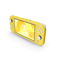 Nintendo Switch Lite Yellow PNG & PSD Images