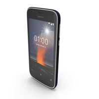 Nokia 1 Dark Blue PNG & PSD Images