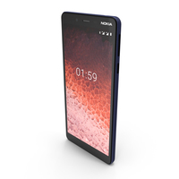 Nokia 1 Plus Blue PNG & PSD Images