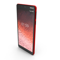 Nokia 1 Plus Red PNG & PSD Images