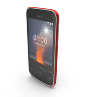 Nokia 1 Warm Red PNG & PSD Images