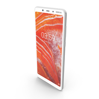 Nokia 3.1 Plus White PNG & PSD Images