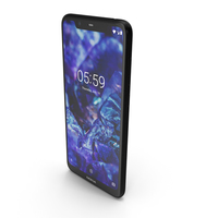 Nokia 5.1 Plus (Nokia X5) Black PNG & PSD Images