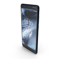 Nokia 5.1 Tempered Blue PNG & PSD Images