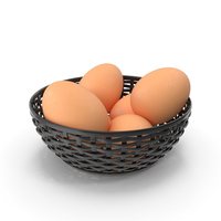 Bowl Of Brown Eggs PNG & PSD Images