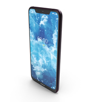 Nokia 8.1 (Nokia 7X) Iron Steel PNG & PSD Images
