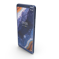 Nokia 9 PureView Blue PNG & PSD Images