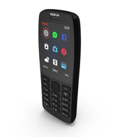 Nokia 210 2019 Black PNG & PSD Images