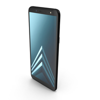 Samsung Galaxy A6 2018 Black PNG & PSD Images