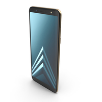 Samsung Galaxy A6 Plus 2018 Gold PNG & PSD Images