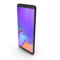 Samsung Galaxy A9 (2018) Caviar Black PNG & PSD Images