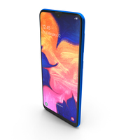Samsung Galaxy A10 Blue PNG & PSD Images