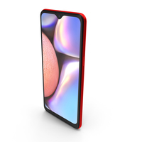 Samsung Galaxy A10s Red PNG & PSD Images