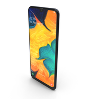 Samsung Galaxy A30 Black PNG & PSD Images