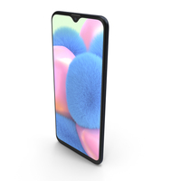 Samsung Galaxy A30s Prism Crush Black PNG & PSD Images