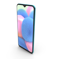 Samsung Galaxy A30s Prism Crush Green PNG & PSD Images