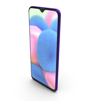 Samsung Galaxy A30s Prism Crush Violet PNG & PSD Images