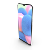 Samsung Galaxy A30s Prism Crush White PNG & PSD Images