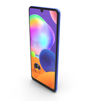 Samsung Galaxy A31 Blue PNG & PSD Images