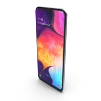 Samsung Galaxy A50 White PNG & PSD Images