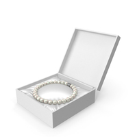 Pearls Bracelet In A White Gift Box PNG & PSD Images