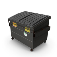 Dumpster Black PNG & PSD Images