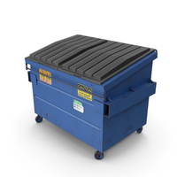 Dumpster Blue PNG & PSD Images