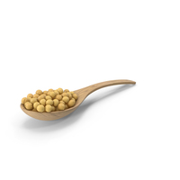 Wood Spoon With Peas PNG & PSD Images