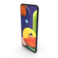 Samsung Galaxy A50s Prism Crush Black PNG & PSD Images