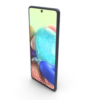 Black Samsung Galaxy A71 5G PNG & PSD Images