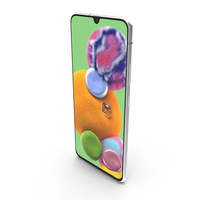Samsung Galaxy A90 5G White PNG & PSD Images