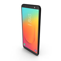 Samsung Galaxy J8 (On8) Black & Purple PNG & PSD Images