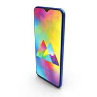 Samsung Galaxy M10 Ocean Blue PNG & PSD Images