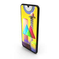 Samsung Galaxy M31 Black PNG & PSD Images