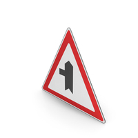 Road Sign Minor Road Ahead On Left PNG & PSD Images