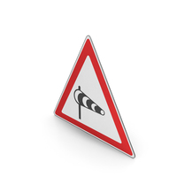 Road Sign Powerful Crosswinds Area PNG & PSD Images