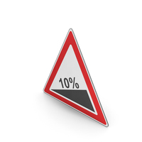Road Sign Upwards Slope PNG & PSD Images