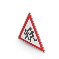Road Sign Watch For Children PNG & PSD Images