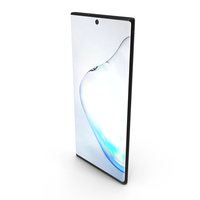 Samsung Galaxy Note 10 Plus Aura Black PNG & PSD Images
